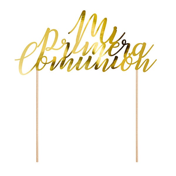 Topper pastel Mi primera Comunión