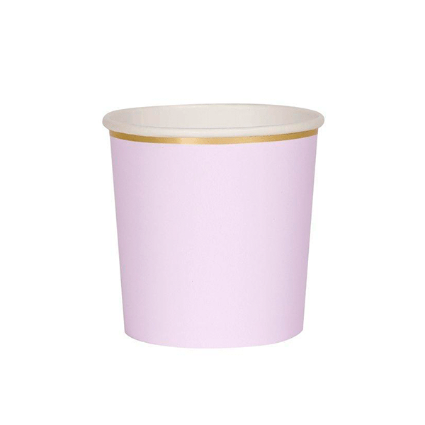 Vaso bajo lila / 8 uds.