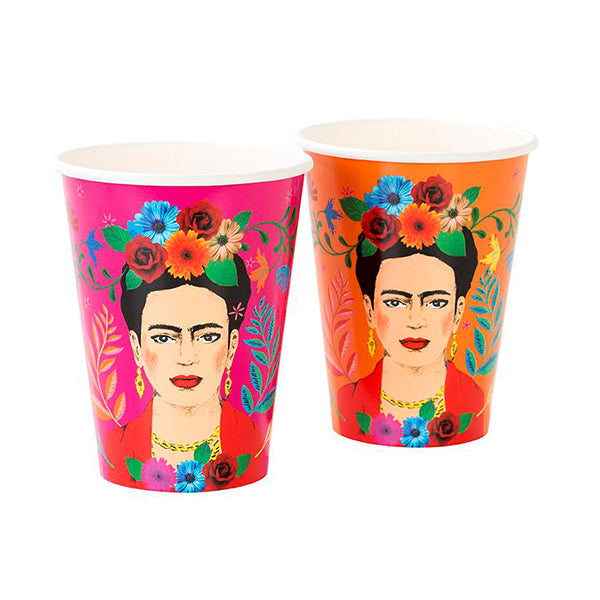 Vasos Boho Frida Kahlo / 8uds.
