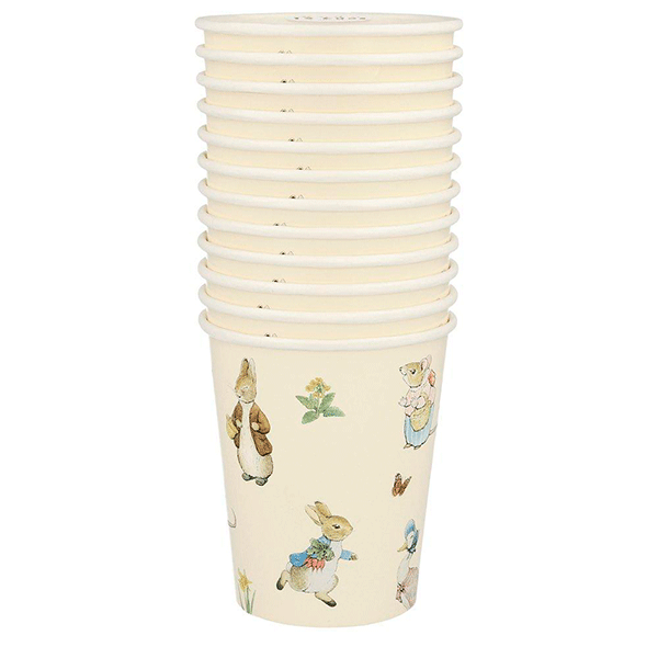 Vasos Peter Rabbit y Amigos/ 12 uds.
