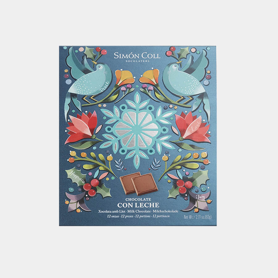 Caja chocolate con leche