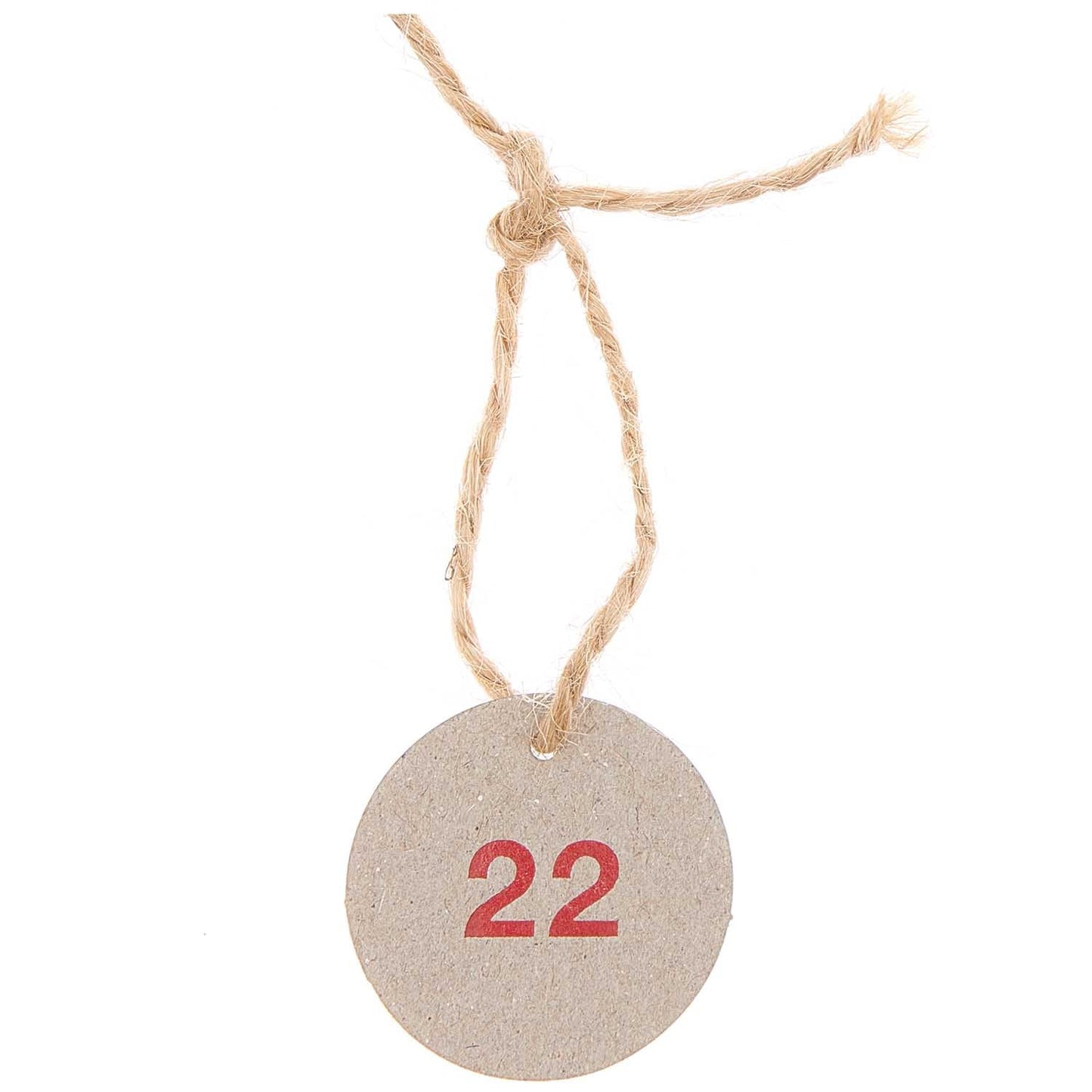 Etiquetas gris números calendario de adviento / 24 uds.