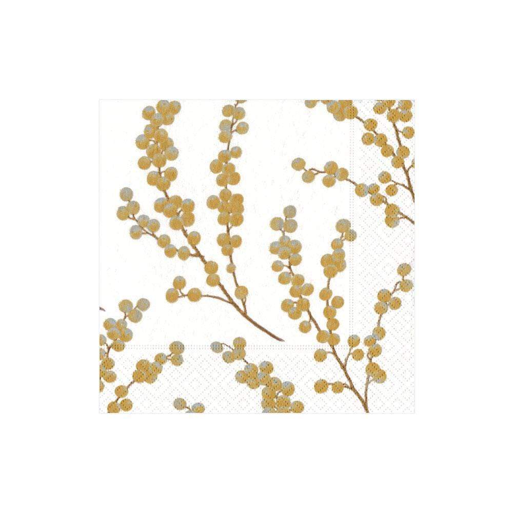 Servilletas gold branches / 20 uds.