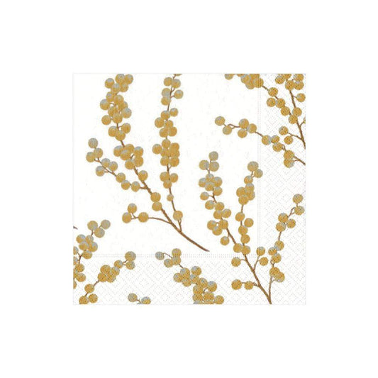 Servilletas gold branches / 20 uds.