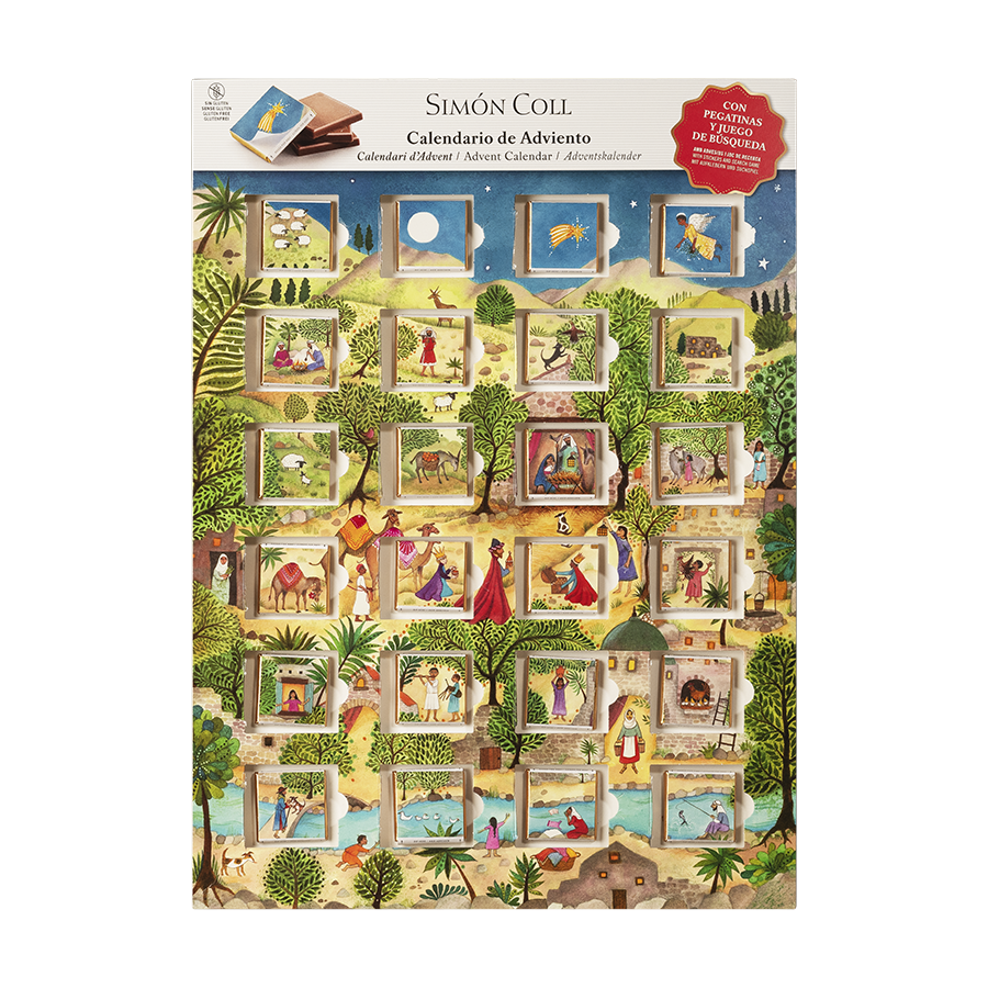 Calendario Adviento El portal de Belén Chocolate