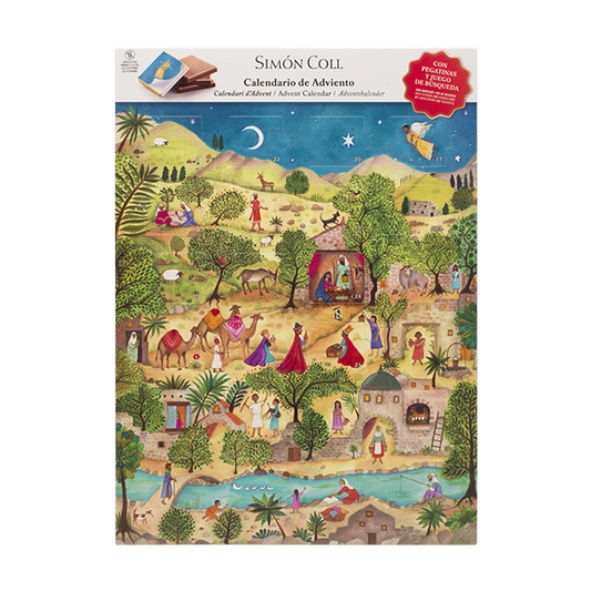 Calendario Adviento El portal de Belén Chocolate