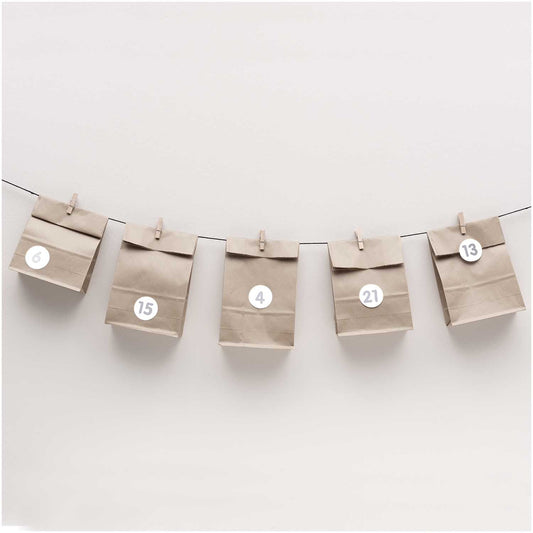 Kit Calendario de Adviento Gris DIY