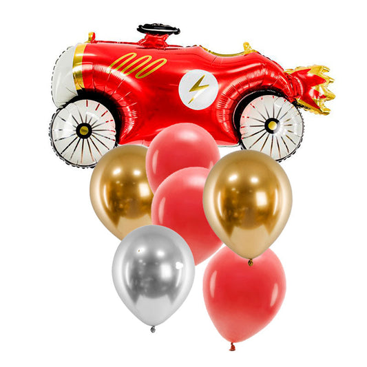 Bouquet globos COCHE hinchados con helio <br> (solo Barcelona)