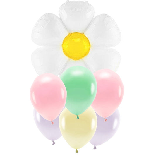 Bouquet globos FLOR hinchados con helio <br> (solo Barcelona)