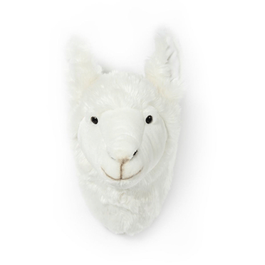 Cabeza de peluche llama