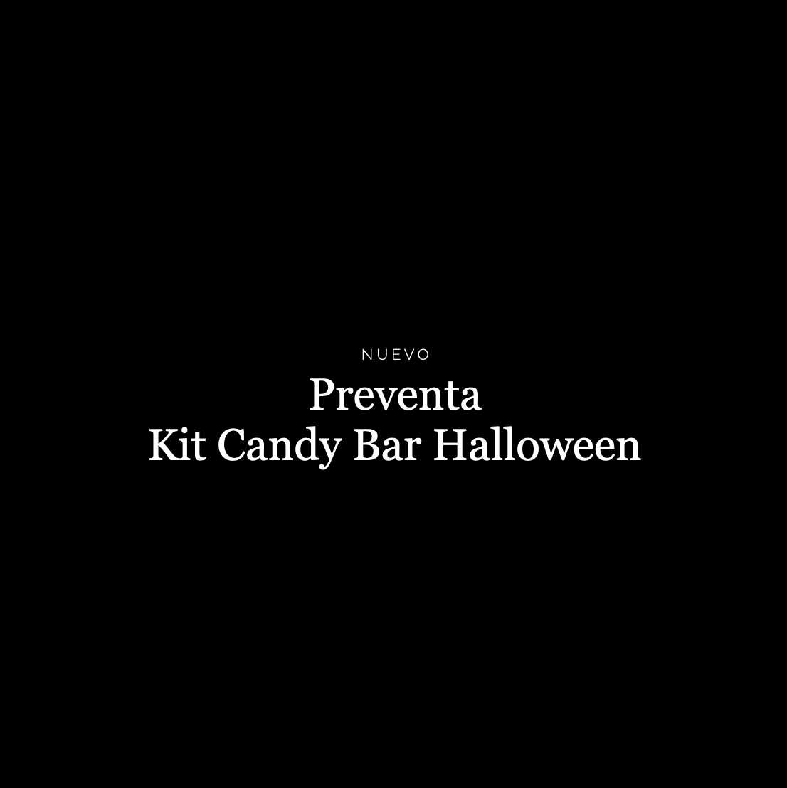 Kit candy bar DIY Halloween