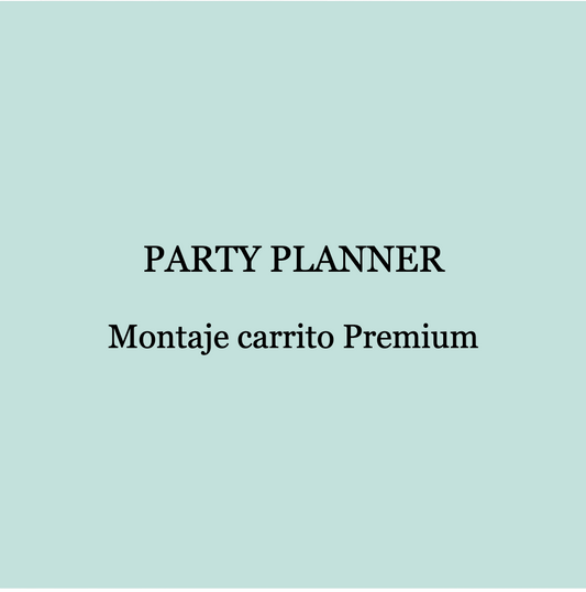 Montaje carrito decorado en domicilio (Sólo Barcelona y alrededores)