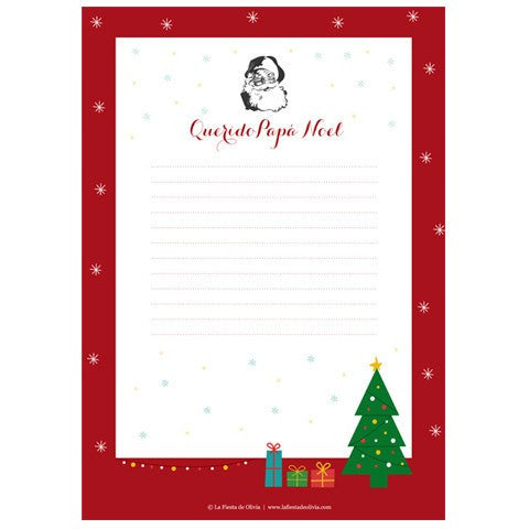 Carta a Papá Noel - La Fiesta de Olivia