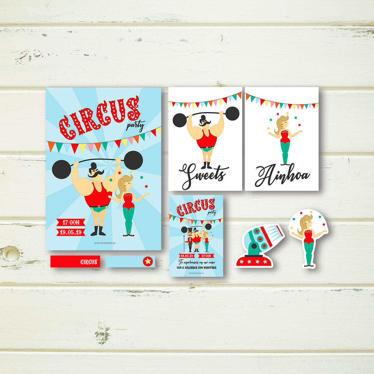 Pack imprimible Circus