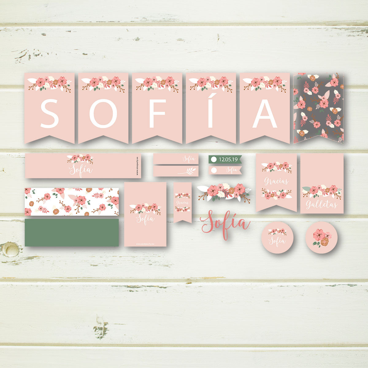 Pack imprimible Flores