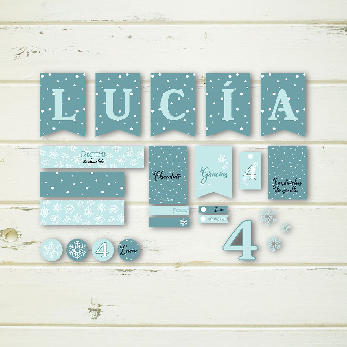 Pack imprimible Hielo