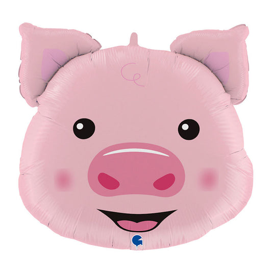 Globo Foil Cerdo feliz XL