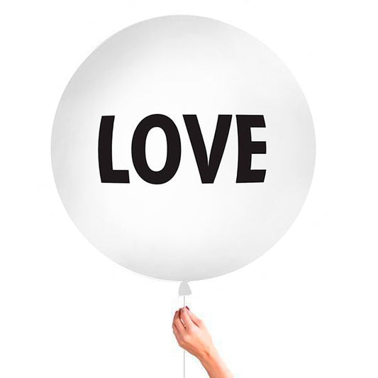 Globo Látex XL LOVE negro