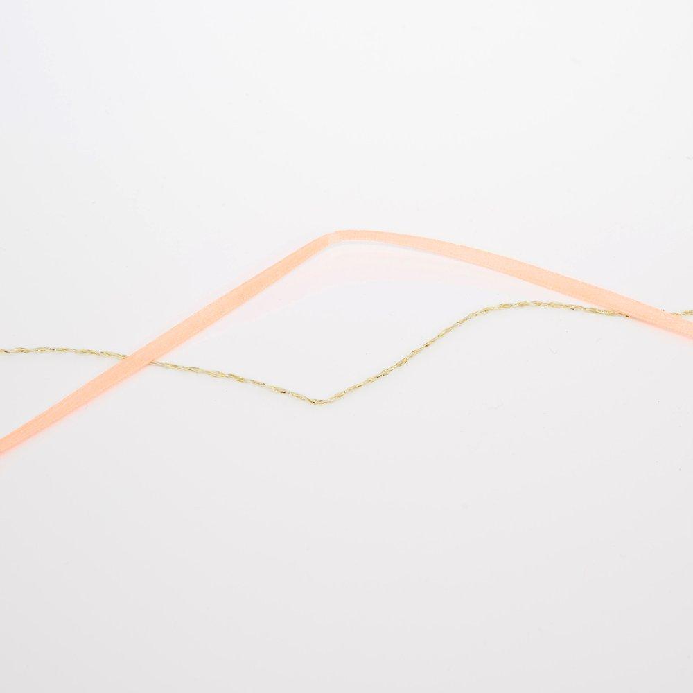 Guirnalda Happy Birthday flecos Rosa ECO