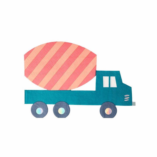 Servilleta construcción / 16 uds.