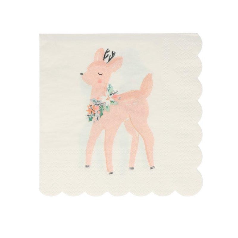 Servilletas pastel Deer / 16 uds.