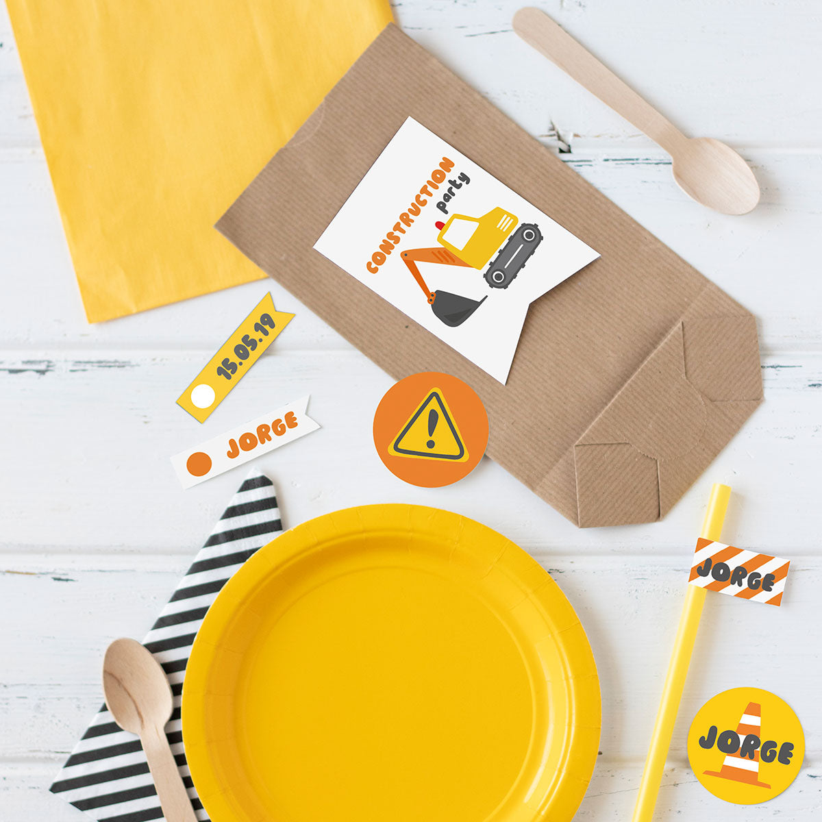 Pack imprimible Construcción