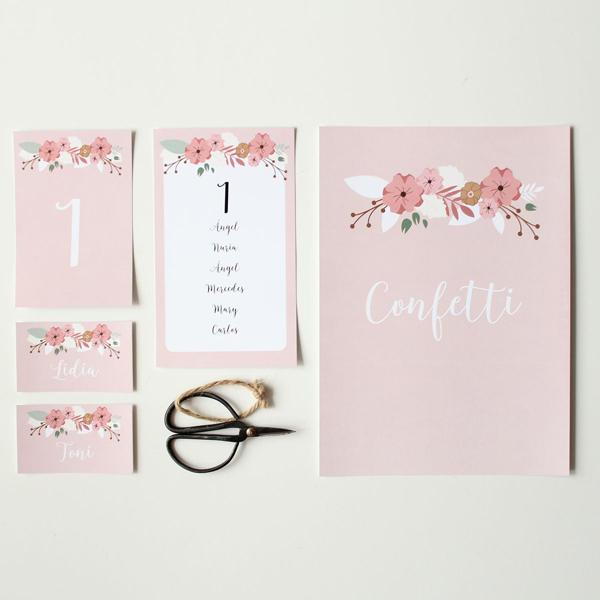 Pack imprimible Flores