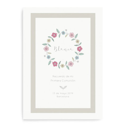 Imprimible lámina personalizada jardín