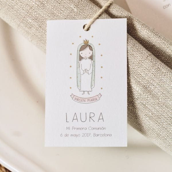 Menú personalizado Virgen María