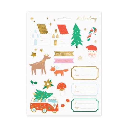 pegatinas navidad La Fiesta de Olivia 