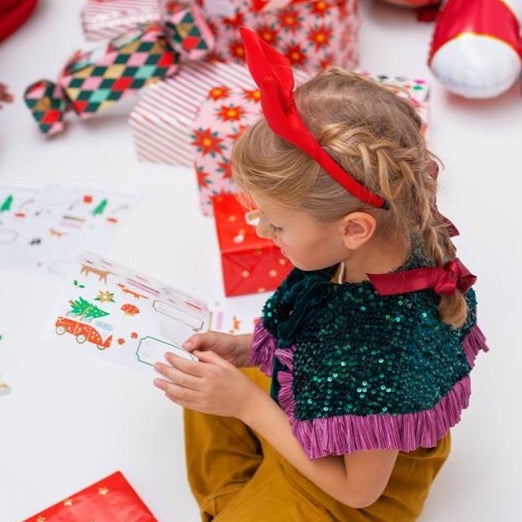 pegatinas navidad La Fiesta de Olivia 