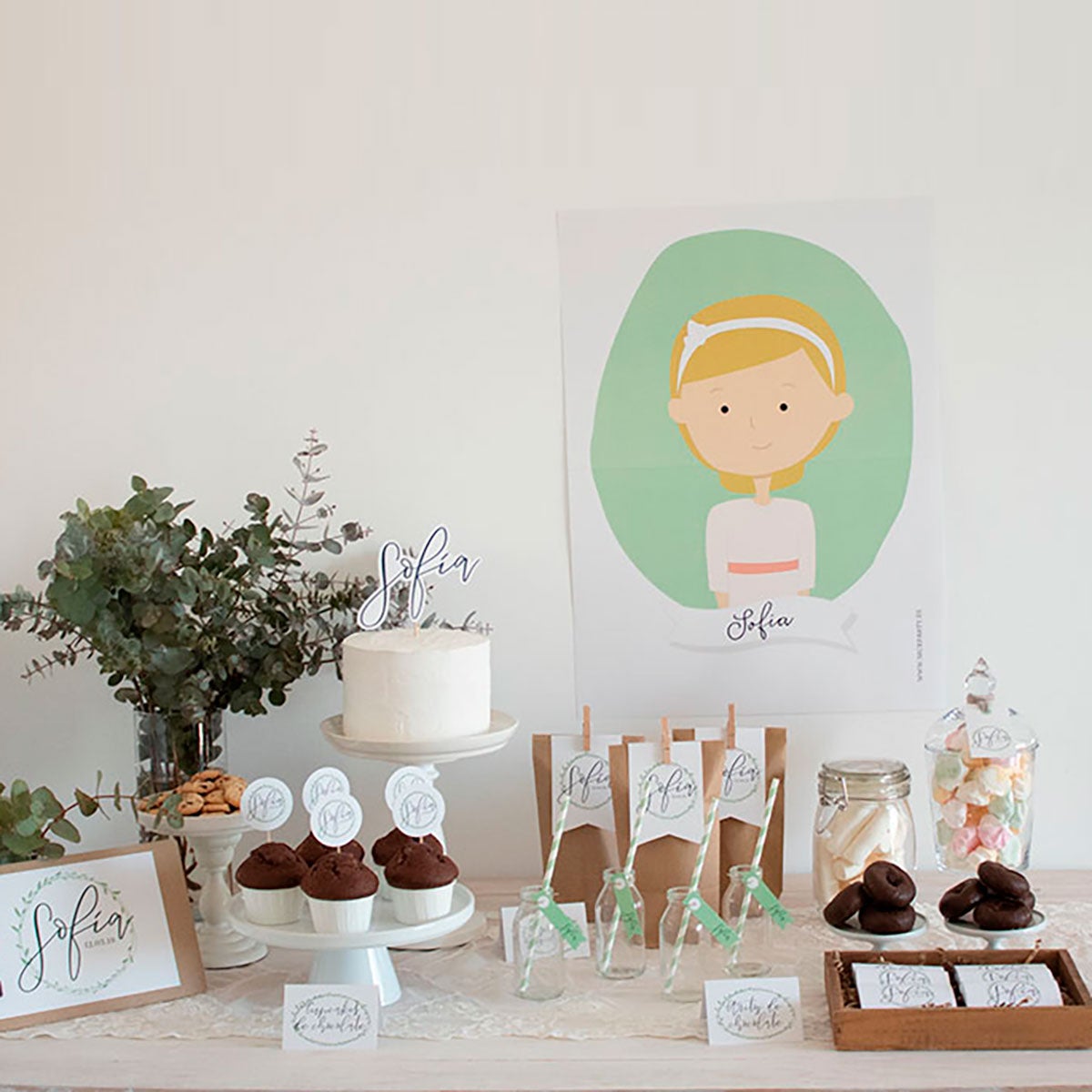 Pack imprimible Ramas Verdes