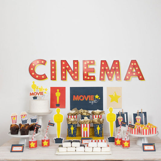 Pack imprimible Movie Night