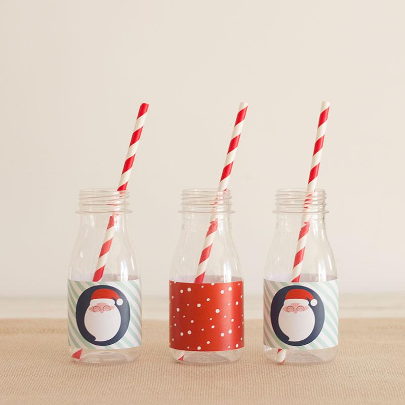 Pack imprimible merienda Santa Claus