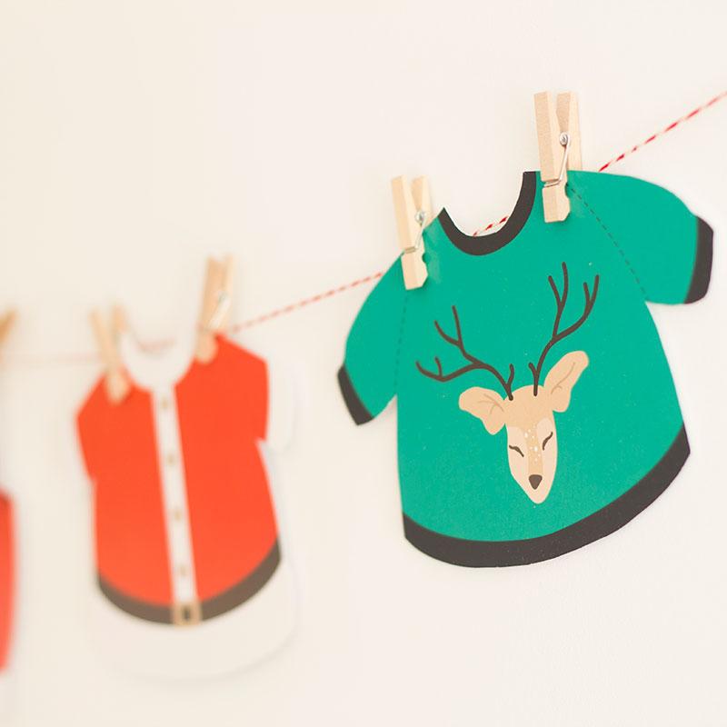 Pack imprimible merienda Santa Claus