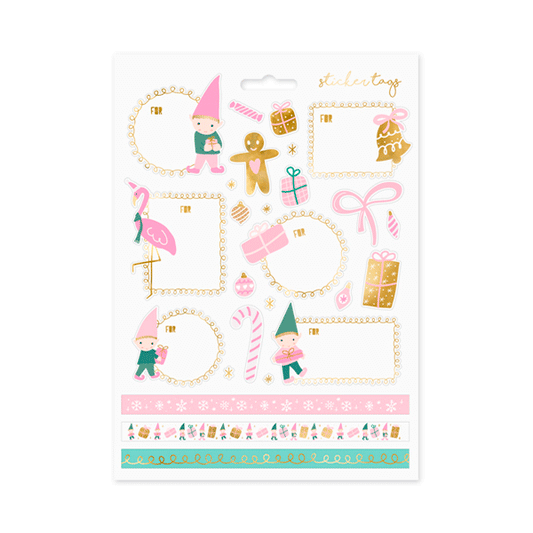 Pegatina Navidad Sweet Gnomos / 1 ud.