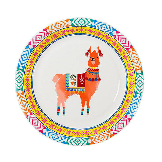 Platos llama boho / 8 uds.