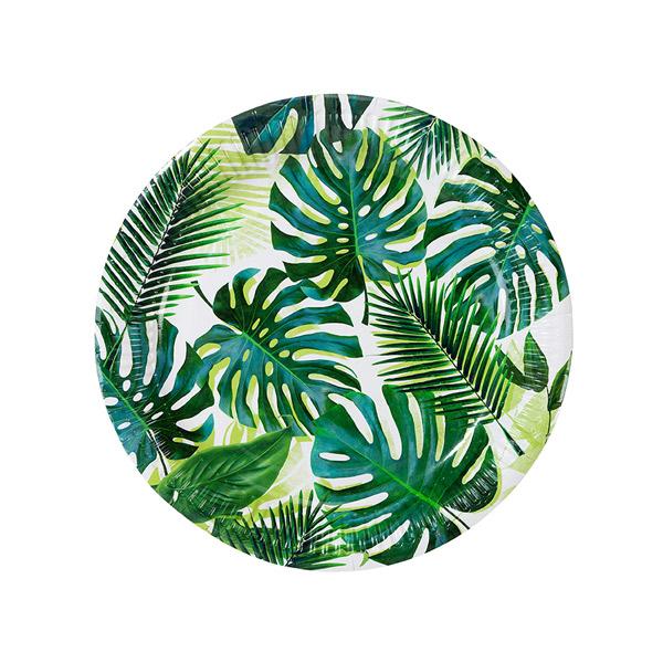 Platos hojas / 8 uds.