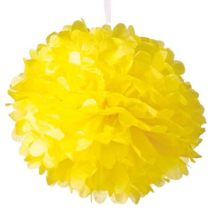 Pom Pom amarillo / 1 ud. - La Fiesta de Olivia