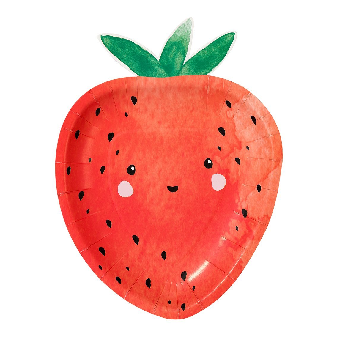 Strawberry Fields plato forma de fresa