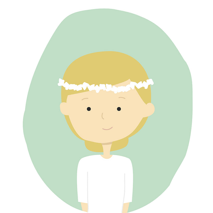 Imprimible lámina personalizada Primera Comunión