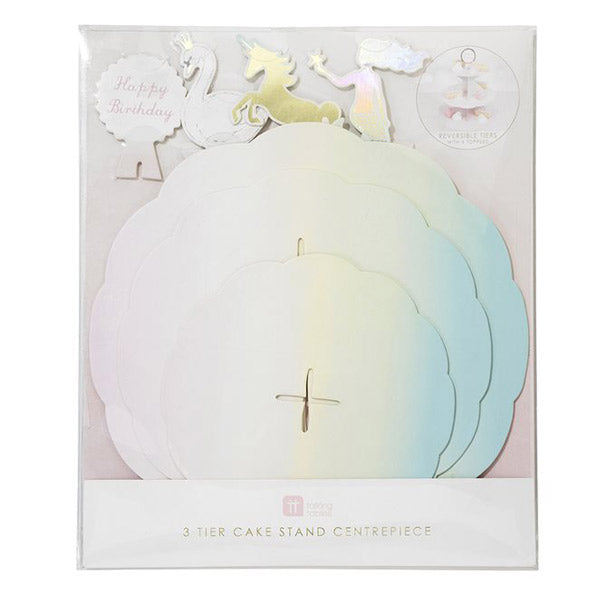 Stand cartón colores pastel