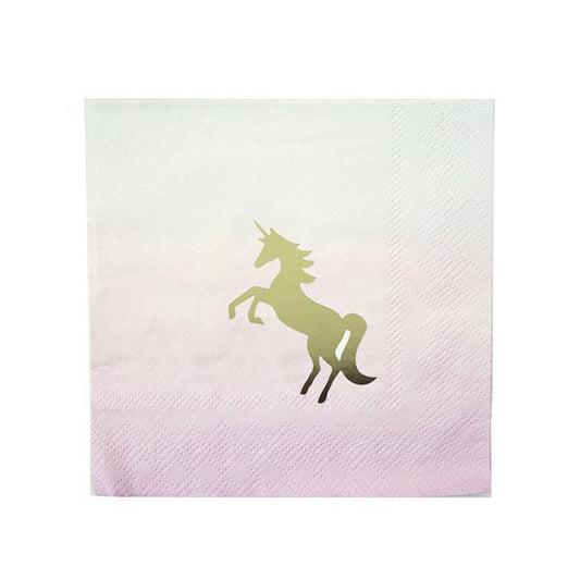 Servilletas unicornio / 16 uds.