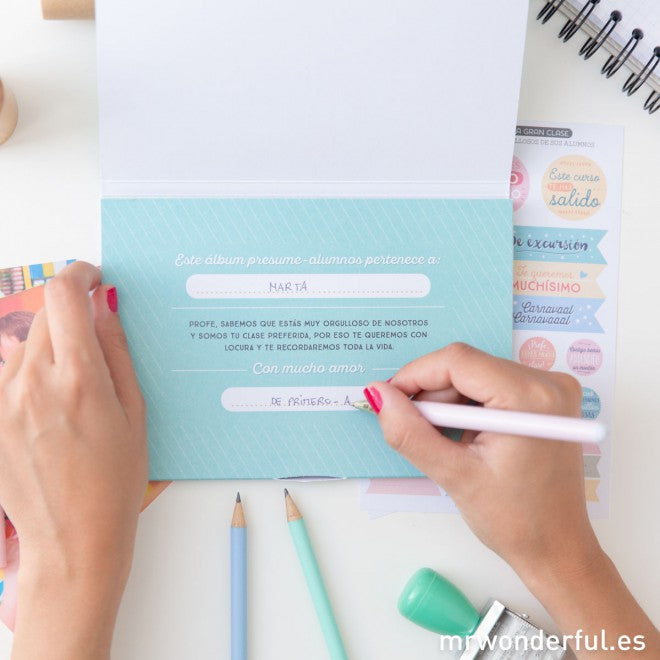 Pequeño álbum de una gran clase Mr. Wonderful