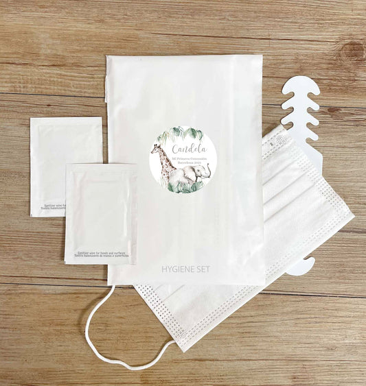 Set higiénico personalizado Safari / 6 uds.