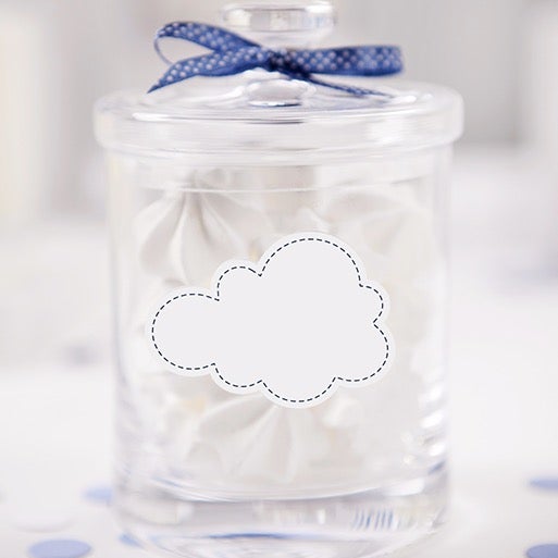 Etiqueta nube para bote