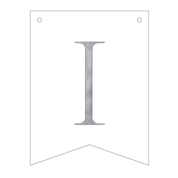 Guirnalda banderines letras Basic