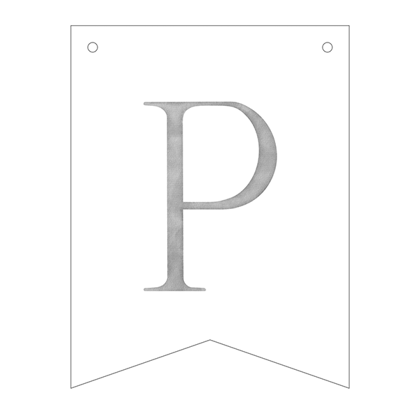 Guirnalda banderines letras pajaritos