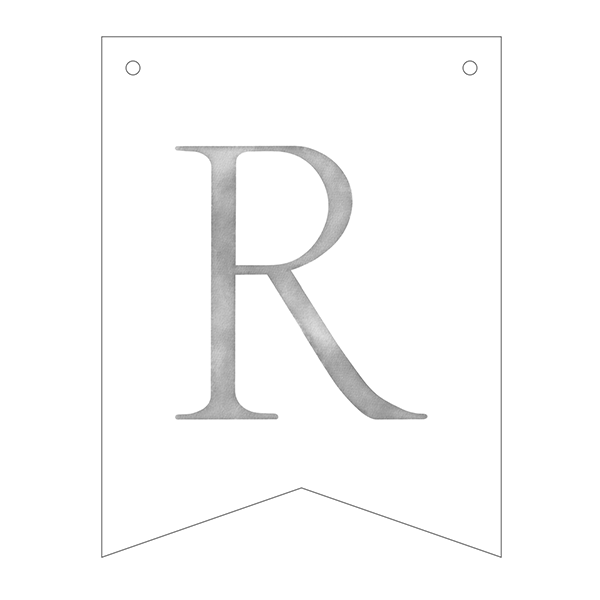 Guirnalda banderines letras Olivo