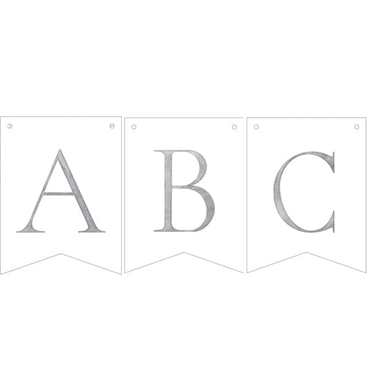 Guirnalda banderines letras Basic